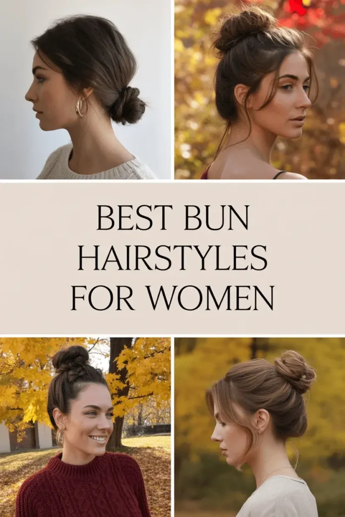 best bun hairstyles for women